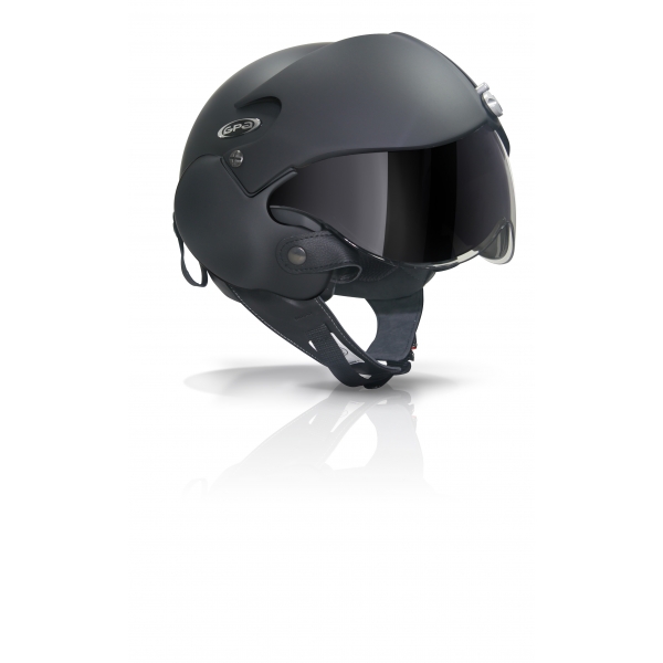 Casque Jet GPA Aircraft Noir mat