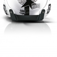 Casque Jet GPA Aircraft 72 Blanc brillant