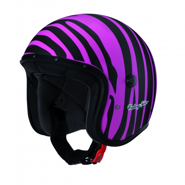 Casque Jet Caberg Freeride Commander Marty Noir rose