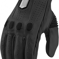 Gants Cuir Kangourou ICON 1000 PREP Noir ou Beige
