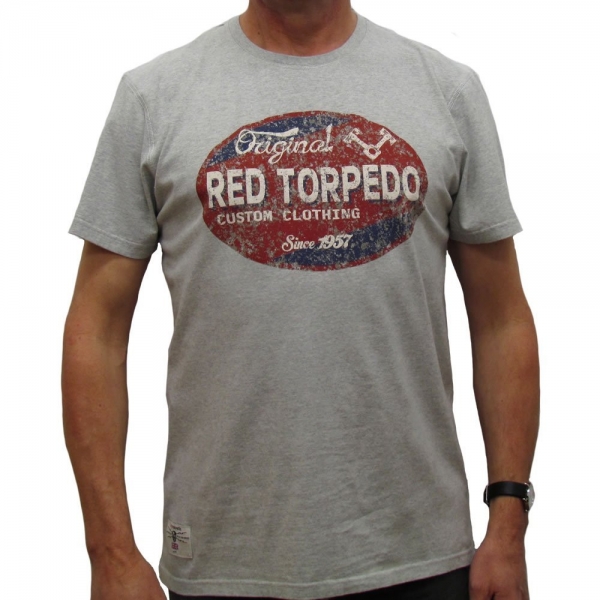 Tee-Shirt Red Torpedo Pumphead Gris Clair