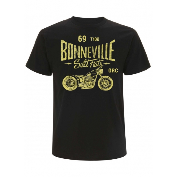Tee-shirt Oily Rag Bonneville T100 Noir