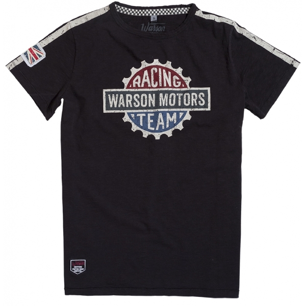 Tee-shirt Warson Motors Racing Team Noir